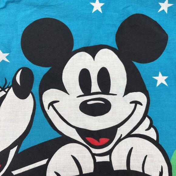Mickey & Co. Vintage Mickey Minnie Mouse Scarf Bandana JG Hook Cotton 25" Square - Picture 5 of 8